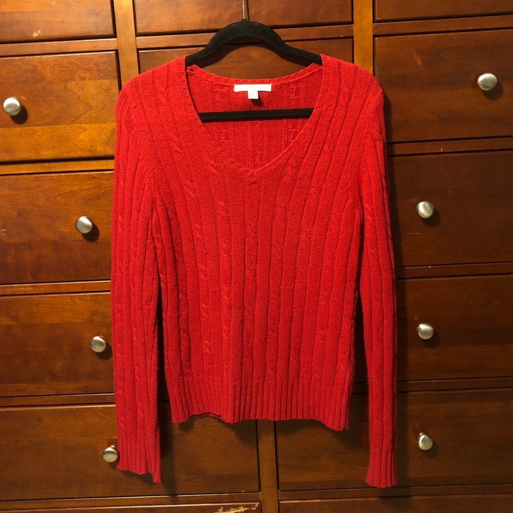 Merona Red Sweater